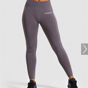 Lightweight Seamless Tights- Slate Lavender